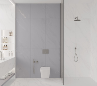 Керамогранит Laparet Solo Bianco белый мат. глянц. чернила рект. (60х119,5) арт. LP6012G0551R Матовая (sugar эффект)